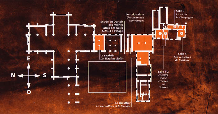 Abbaye de l'Epau, Plan de l'exposition Parcours Baroque