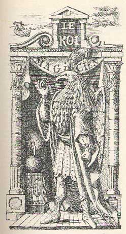 Le Roi magicien, gravure de Jacques Nol pour le Cabinet des Fes